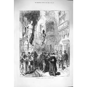  1876 Prince Wales Malta Street Scene Valetta