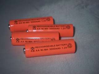 ORANGE AA 3000mAh NiMH Rechargeable Battery Cell new factory sealed 