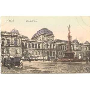    1910 Vintage Postcard University   Vienna Austria 