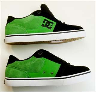 Shoes Match WC S Skate Shoe Mens Leather Suede Emerald Green/Black US 