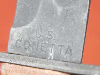 US Vintage CONETTA Experimental Bayonet Fighting Knife  