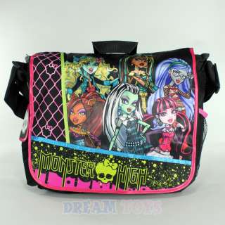 Monster High Fabulous Large Messenger Bag   Book School Girls Frankie 