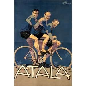  Atala Vintage Giclee Bicycle Poster 