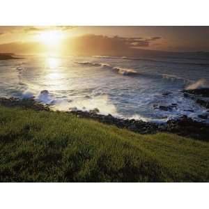 Sunset, Paia, Island of Maui, Hawaii, USA Landscape Photographic 