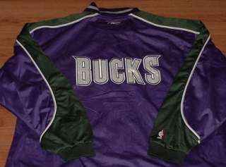 Milwaukee Bucks Warm Up Jacket 3XL XXXL Authentic NBA  