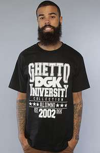 DGK The DGK Ghetto University Tee Black  