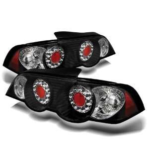  02 04 Acura RSX LED Tail Lights   Black (pair) Automotive