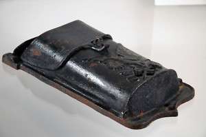 Antique Mailbox Eagle Cast Iron  