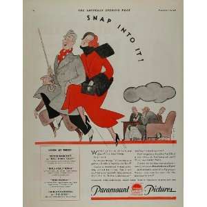  1931 Ad Paramount Pictures Films Rea Irvin Illustration 