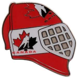  Team Canada Hockey Goalie Mask Pin: Sports & Outdoors
