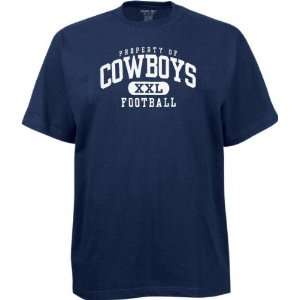    Dallas Cowboys Youth Navy Property Of Tee