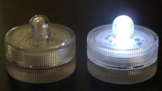 12 White LED Underwater Submersible Battery Lights  