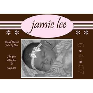  Jamie Lee Photo Card Birth Announcement: Health & Personal 