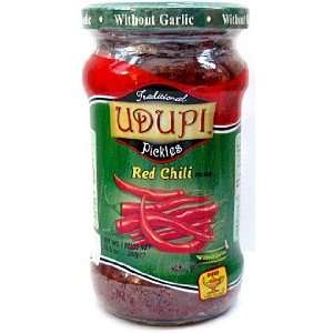 Udupi Red Chili Pickle (without garlic) Grocery & Gourmet Food