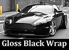   BLACK VINYL Car Vehicle Wrap Hood Roof Trunk 5x5 ft UNI (Fits Vibe