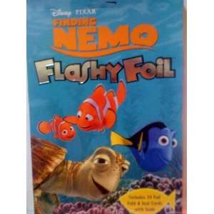 Disney Pixar Finding Nemo 34 Flashy Foil Valentines Fold & Seal Cards 