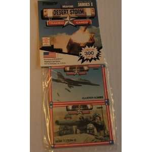  1991 Desert Storm Trading Cards Pack of 12 : Weapons: Toys 
