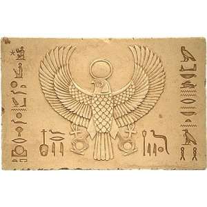  Egyptian Horus Falcon Relief Wall Plaque