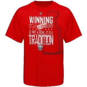Reebok Detroit Red Wings 2011 NHL Playoffs Winning Tradition T shirt 