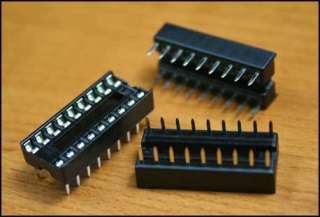 20 pcs. 18 pin DIP IC Sockets Adaptor Solder Type  