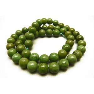 Green Turquoise 4mm Round Beads 16