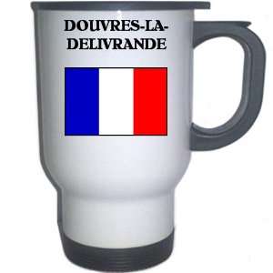 France   DOUVRES LA DELIVRANDE White Stainless Steel Mug