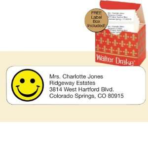  Personal Design Labels Smile Face: Office Products