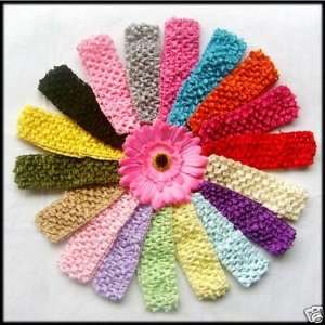    Lot of 40 1.5 Baby Girls Crochet Headbands Arts, Crafts & Sewing