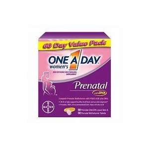  One A Day Pre Natal 60 + 60 Multivitamin Supplement, 60 