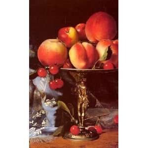   name Still Life with Peaches Plums and Cherries, By Desgoffe Blaise