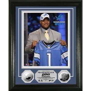  Ndamukong Suh Draft Day Silver Coin Photo Mint   College 