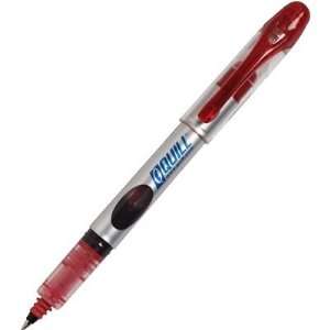  Quill Brand Visible Ink Roller Ball Pens Red Office 