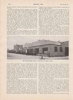 1923 Article St Louis Railroads Rail & Motor Service  
