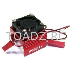   Integy Super BL Motor Heatsink / Fan, Red 1 INTC23141R Toys & Games
