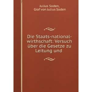   Gesetze zu Leitung und .: Graf von Julius Soden Julius Soden: Books