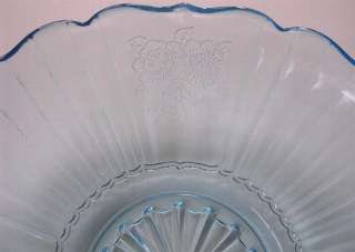 Mayfair Ice Blue 11 3/4 Low Scalloped Fruit Bowl  
