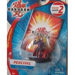  Bakugan Season 2 Percival Action Figure Plus Ability Card Toys