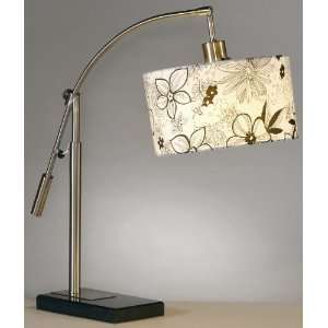  Balen Task Lamp Nickel Plated  Marble   Bassett Mirror 