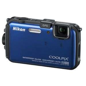   Nikon Coolpix AW100 Shock & Waterproof GPS Digital 