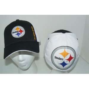  Steelers Flexfit Big Fan Hat Ball Cap Size L / XL: Everything Else
