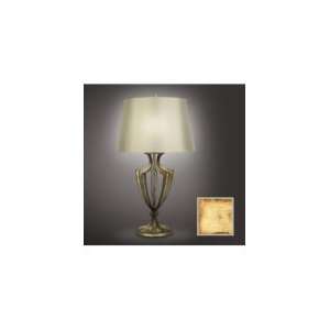   Portobello Road 1 Light Table Lamp in Dore Gold: Home Improvement