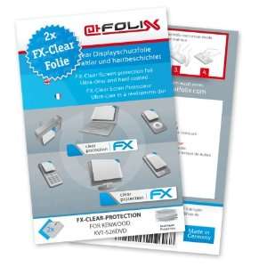 atFoliX FX Clear Invisible screen protector for Kenwood KVT 526DVD 