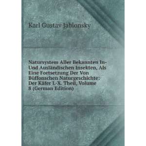   Theil, Volume 8 (German Edition) Karl Gustav Jablonsky Books