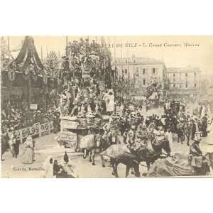   Vintage Postcard Parade & Music Competition Carnival of Nice France