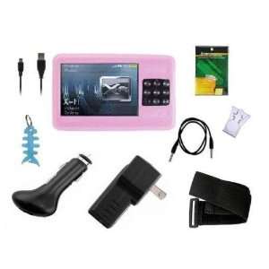 Items Accessory Combo Bundle for Creative Zen X fi Includes Pink 