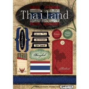     Thailand   Cardstock Stickers   Travel Arts, Crafts & Sewing