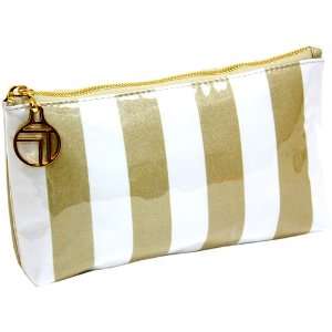  Trina Gold Kelly Stripe Essential Cosmetic Case Beauty