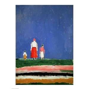    Three Figures   Poster by Kazimir Malevich (18x24)