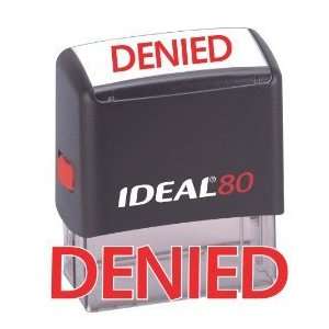  DENIED Red Office Stock Self Inking Rubber Stamp: Office 