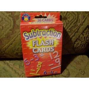  Subtraction Flash Cards: Toys & Games